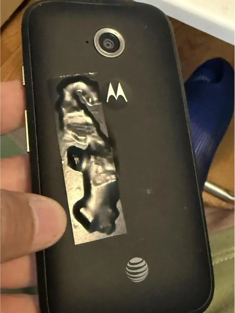 Motorola Moto E 2nd Gen XT1527 4G LTE The Back Is A Bit Mess Up, Bundle